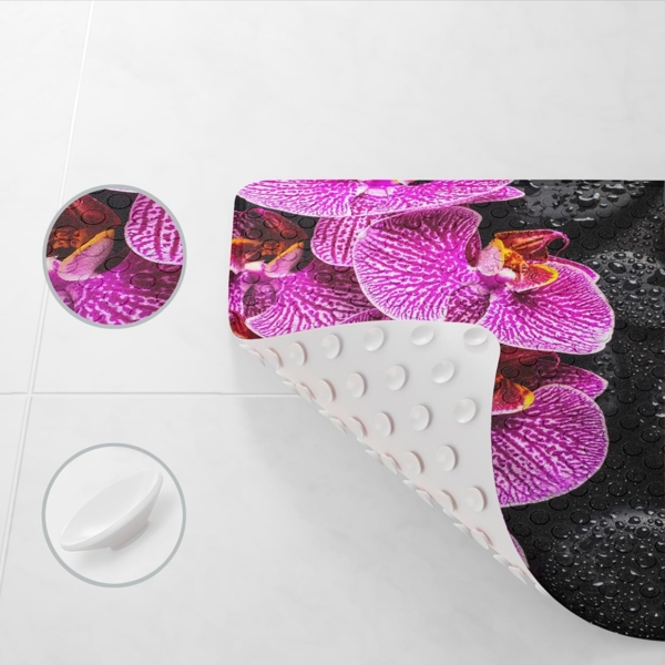 Sanilo Duschmatte mit Motiv, viele schöne Badematten zur Auswahl, rutschfeste & sichere Badematte, hochwertig, Kunststoff PVC, quadratisch, 230 extra starke Saugnäpfe, 53 x 53 cm, waschbar Bild 4