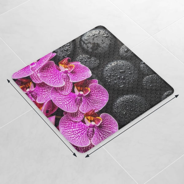 Sanilo Duschmatte mit Motiv, viele schöne Badematten zur Auswahl, rutschfeste & sichere Badematte, hochwertig, Kunststoff PVC, quadratisch, 230 extra starke Saugnäpfe, 53 x 53 cm, waschbar Bild 3