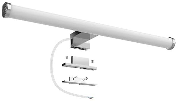 Aourow LED Spiegelleuchte für das Bad,Spiegellampe Badezimmer 40cm 10W 1200lm,Superhell Badlampe Spiegel Neutralweiß 4000K,IP44 Wasserdicht,Badezimmer Lampe Wand 230V,Klasse II