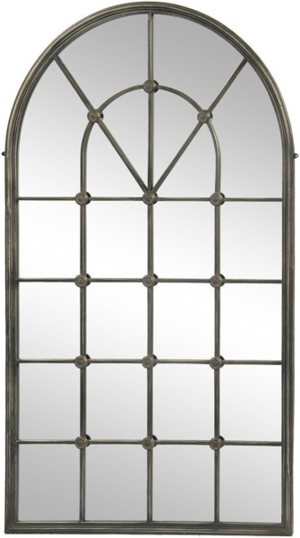 Grafelstein Dekospiegel CHATEAU antik Fenster Wandspiegel Rundbogenfenster Landhausstil