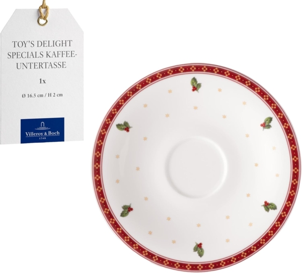 Villeroy & Boch Toy's Delight Specials Kaffeeuntertasse / Teeuntertasse weiss