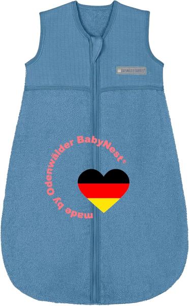 Odenwälder Frottee Sommer-Schlafsack Spaceblue 110 cm