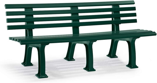 Blome 'Ibiza' Parkbank, 2-Sitzer, Kunststoff, Weiß, 75 x 55 x 120 cm Bild 9