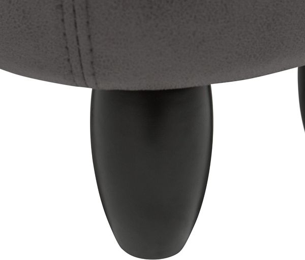 Beliani Pet pouffe with storage dark gray eco leather ELEPHANT Bild 9