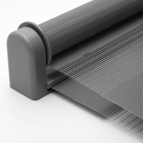 Sekey Doppelrollo Klemmfix ohne Bohren Doppelrollo Duo Rollo Schnurlos Rollo Faltrollo 85x130 cm, Dunkelgrau Bild 8
