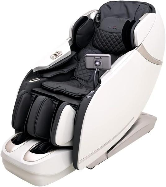 Casada Skyliner II Massagesessel - Kunstleder - Weiß-Grau