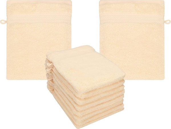 Betz Waschhandschuh 10-tlg. PREMIUM Größe 16 cmx21 cm, Baumwolle (Set, 10-St), 100% baumwolle