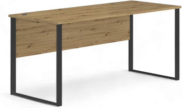 Stella Trading Amanda Schreibtisch in Artisan Eiche Optik - Moderner Bürotisch Computertisch für Ihr Home-Office - 170 x 77 x 73 cm (B/H/T)