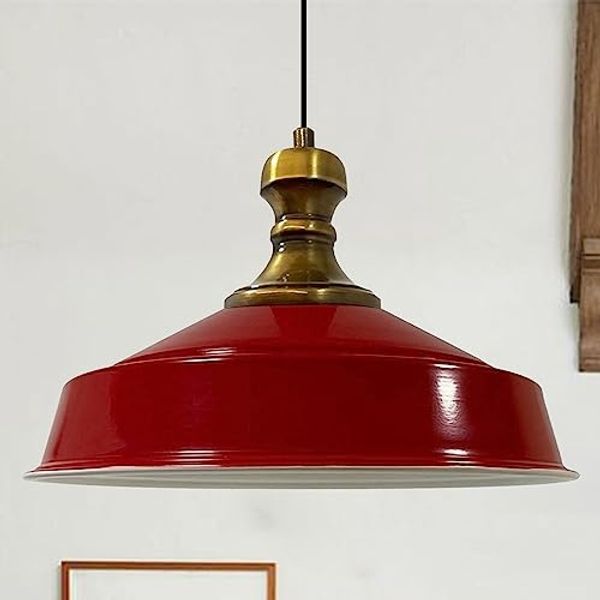 Bamyum Pendelleuchte Bamyum Asletl-Knob Industrie Pendelleuchte, 41 cm Moderne Metall Lampe