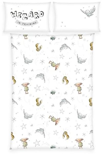 Harry Potter Babybettwäsche Harry Potter, Flanell, 2 teilig, mit niedlichem Allover-Print