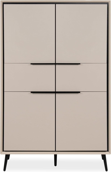Newroom Highboard Serano, Kommode Sideboard Anrichte für Wohnzimmer Flur Schlafzimmer
