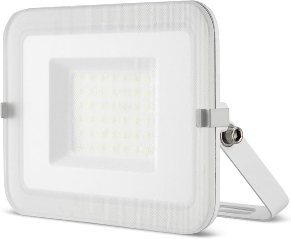 30 Watt LED Flutlichtstrahler, 2700 Lumen 6500 Kelvin Tageslichtweiß, IP65