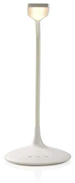 LED-Schreibtischlampe | Dimmbar | 250 lm | Wiederaufladbar | Berührungsfunktion | Weiss