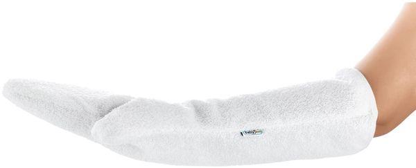 BabyJem 1114681 Baby Badehandschuh, weiß, 1 stück