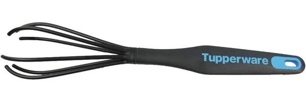 TUPPERWARE Griffbereit Rührbesen blau-schwarz D220 Schneebesen TOP-Rührbesen
