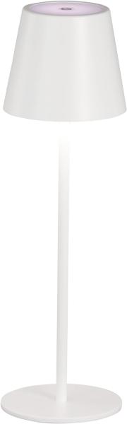 FHL easy 850354 LED Akku Tischleuchte Viletto sandweiss dimmbar IP54