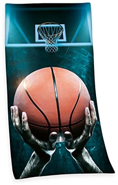 Herding Young Collection Badetuch Basketball, Velours (1-St), hochfarbig bedruckt