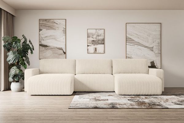 ALTDECOR Wohnlandschaft KLEEA-U, Couch mit Schlaffunktion, Wohnzimmer - Wohnlandschaft, Corner Sofa Bett Eckcouch Couch L-Form Schlafcouch Ausziehbar