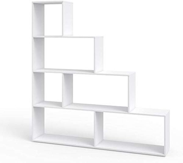 Treppenregal Weiß 163 x 155 cm Vicco