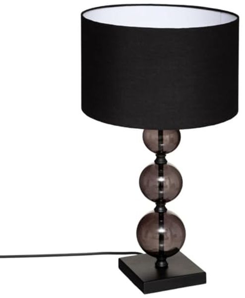 Tischleuchte ALMA, H. 52 cm, schwarz