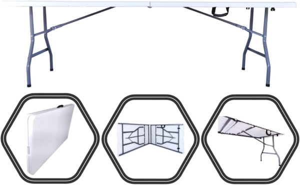 Klapptisch Catering - 242x75 cm -