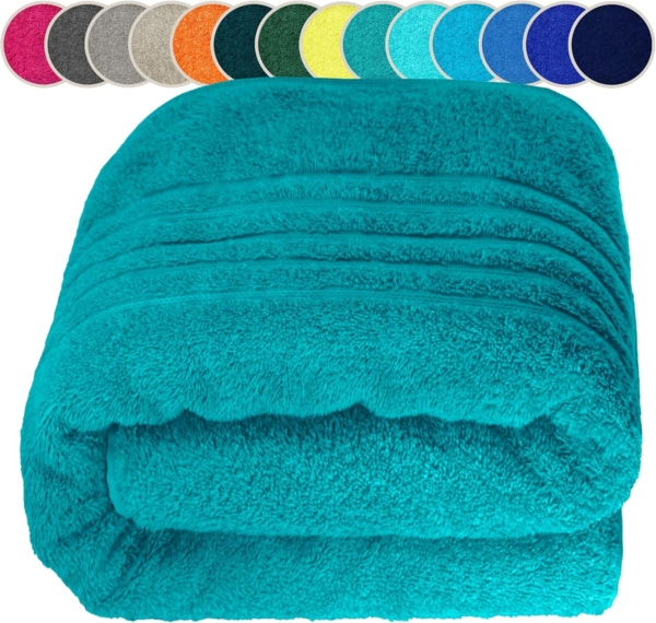 Lashuma Saunatuch Handtuch London, Frottee (1-St), Badetuch für Damen und Herren 100x200 cm oder Saunahandtuch 80x220 cm