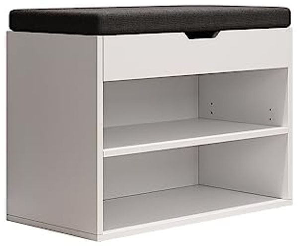 Schuhbank Titus Weiß 60 x 45 cm mit Auflage Vicco