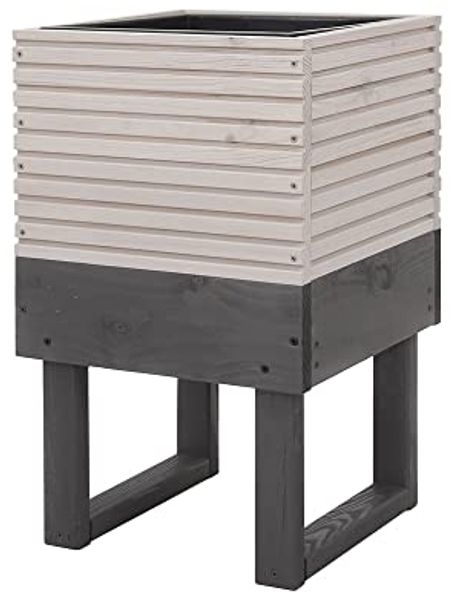 Westmann Holz Pflanzkübel Kathleen | Taupe |