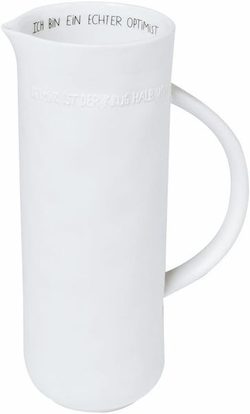 Räder Karaffe Design Krug Ich Bin Ein Echter Optimist