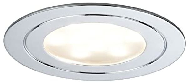 Paulmann Möbel Einbauleuchten Set Circuit LED rund 3x5,6W 17,5VA 230V/350mA 85mm Chrom/Metall6882
