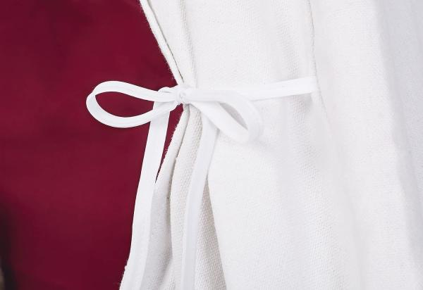 Pinolino 'Jakara' Tipi mit Fenster, Bodenmatte & Aufbewahrungsbeutel, Holz / Baumwolle / Polyester, 120 x 120 x 155 cm, Grau / Weiß Bild 4