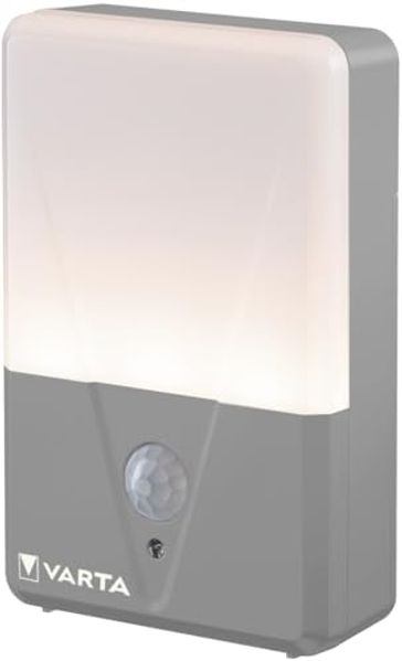 Varta 16634 101 402 Wandbeleuchtung für den Außenbereich Grau Weiß Acrylnitril-Butadien-Styrol (ABS) IP44 Bewegungssensor Fallbeständig Schockresistent Spritzwassergeschützt
