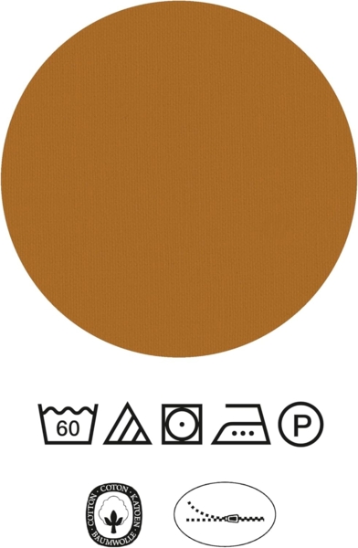 Traumhaft schlafen - Castell - Markenbettwäsche Baumwoll Renforce Bettwäsche 0400869 HERZEN, ocker, 1x 135x200 cm + 1x 80x80 cm Bild 6