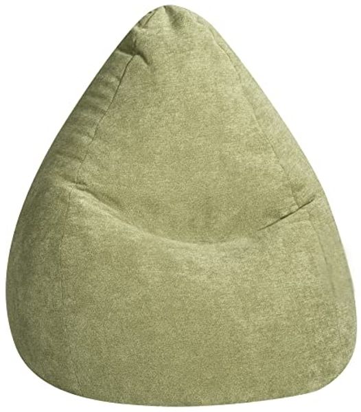SITTING POINT only by MAGMA Sitzsack ALFA Velours grün XL ca. 220L