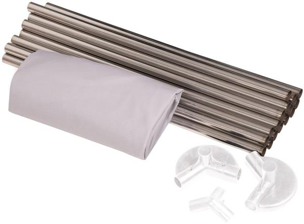 Selonis Sechseckiger Laufstall Mit 100 Bälle Laufgitter Für Kinder, Grau:Grau/Weiß/Türkis Bild 7