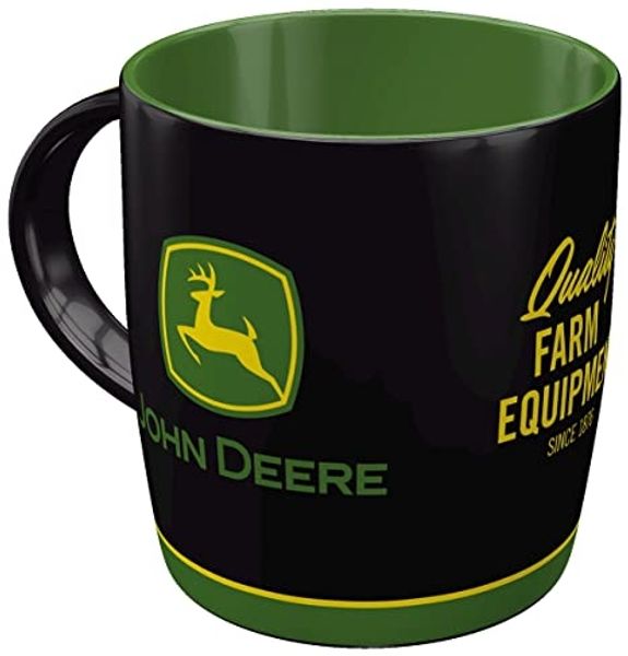 Nostalgic-Art Tasse Kaffeetasse - John Deere - Logo Black