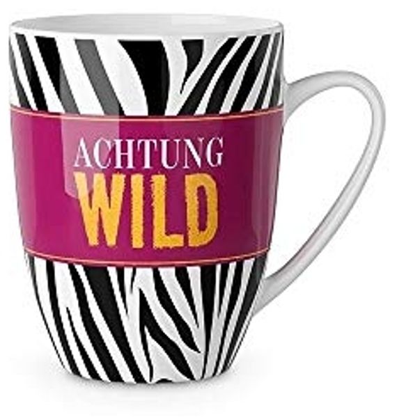 Kaffeetasse Kaffeebecher Teetasse Kakao Tasse "Becher für dich" la vida 0,25L Achtung 950343