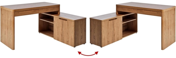 Jahnke Eckschreibtisch LIBRE C 155 E (1-St), wechselseitig montierbar, Breite ca. 140 cm Bild 11