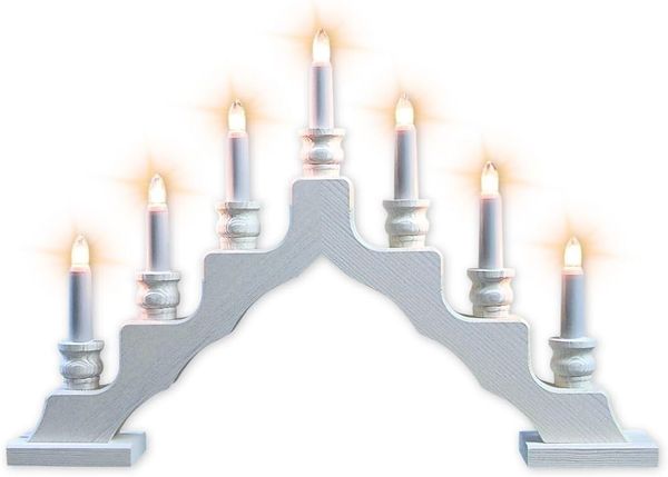 Weigla LED Lichterbogen Schwede, Made in Germany (1-tlg), 7-flammig