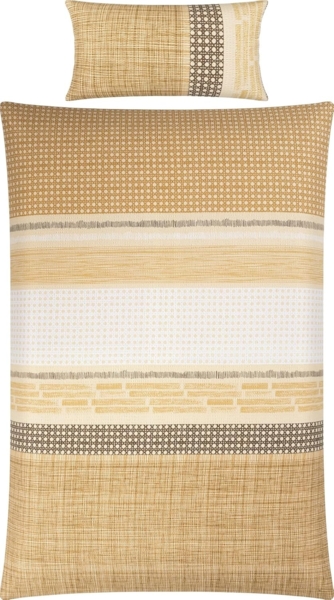 Erwin Müller Bettwäsche Bettwäsche, Seersucker, 2 teilig, Steifen