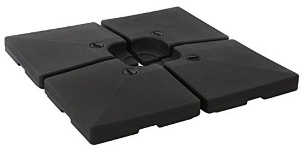 Ampelschirmständer Marktschirmständer für Bodenkreuz, 78kg