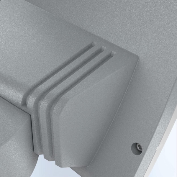 STEINEL Leuchten No. 012083 Aussenstrahler XLED Home Curved S weiss Bild 5