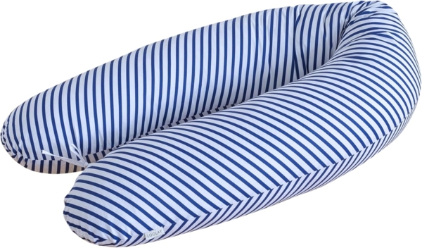 Loolay Seitenschläferkissen M/ L oder L/ XL Schwangerschaftskissen Stillkissen Schlafen Kissen, M/ L oder L/ XL Lagerungskissen + 100% Baumwolle Bezug 170 und 190 cm, Standard & X-LARGE Kissen SUPER Geschenk für Schwangern Seitenschläfer, LOOLAY® - 100...