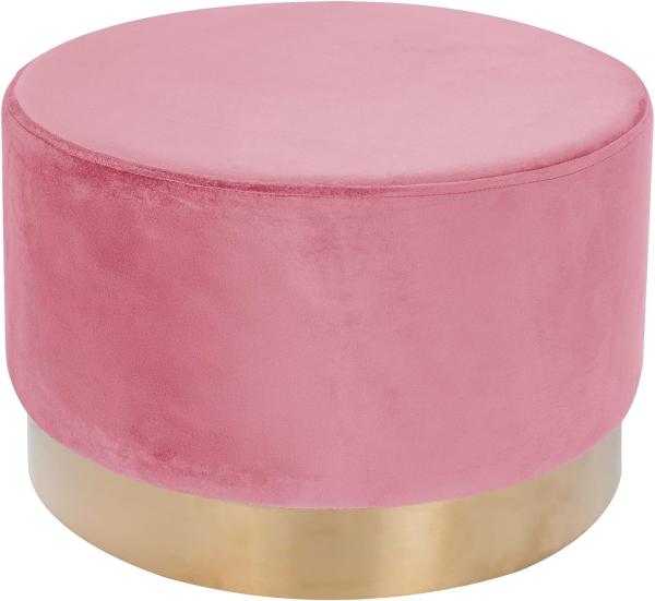 Pouf Jalma groß rund 300 Rosa