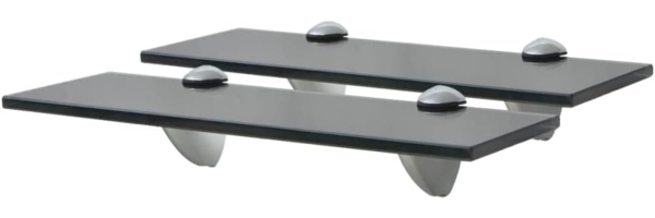 vidaXL Schwebende Regale 2 Stk. Glas 30x20 cm 8 mm [3051526]