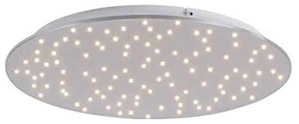 Leuchten Direkt 14673-55 Deckenleuchte Sparkle stahl rund