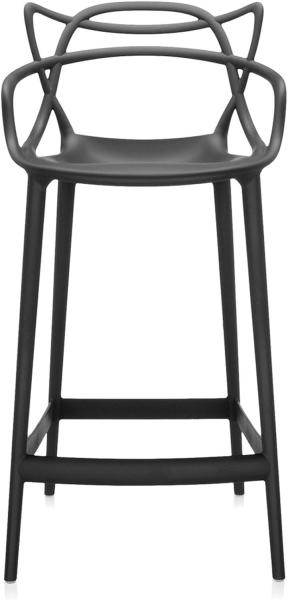 Kartell Masters Stool Hocker, Schwarz, H. 65