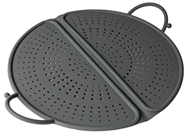 Kuhn Rikon Silikon Spritzschutz faltbar grau 30 cm