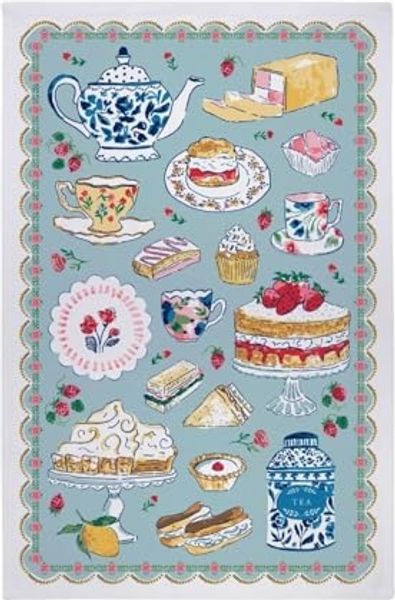 Ulster Weavers Geschirrtuch Afternoon Tea, (Set, 1-tlg, 1-teilig), 100% Baumwolle 48x74cm Blumen Küchentuch