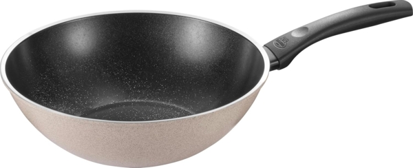 BALLARINI Wok Ledro, Aluminium (1-tlg), Keramikbeschichtung, recyceltes Aluminium, Thermopoint, Made in Italy